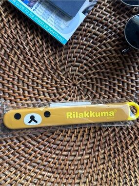 San-X Rilakkuma Bear Reusable Chopsticks in Case New